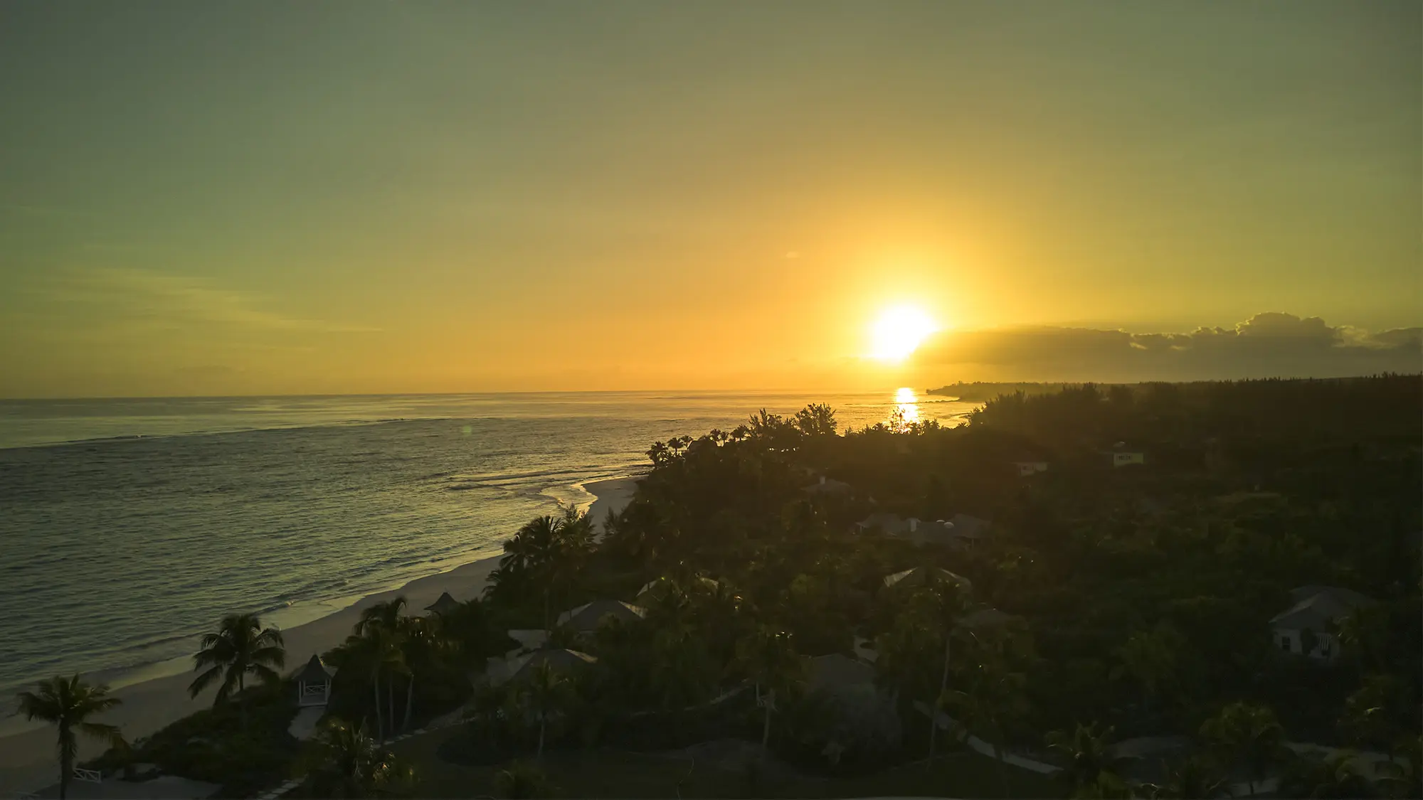 Sunrise over The Potlatch Club, Eleuthera