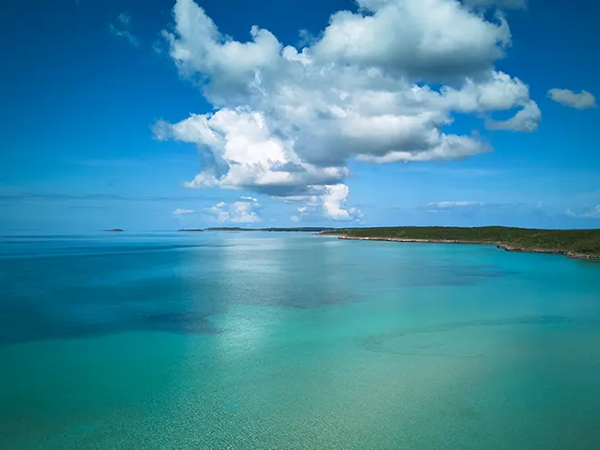Drone over Eleuthera